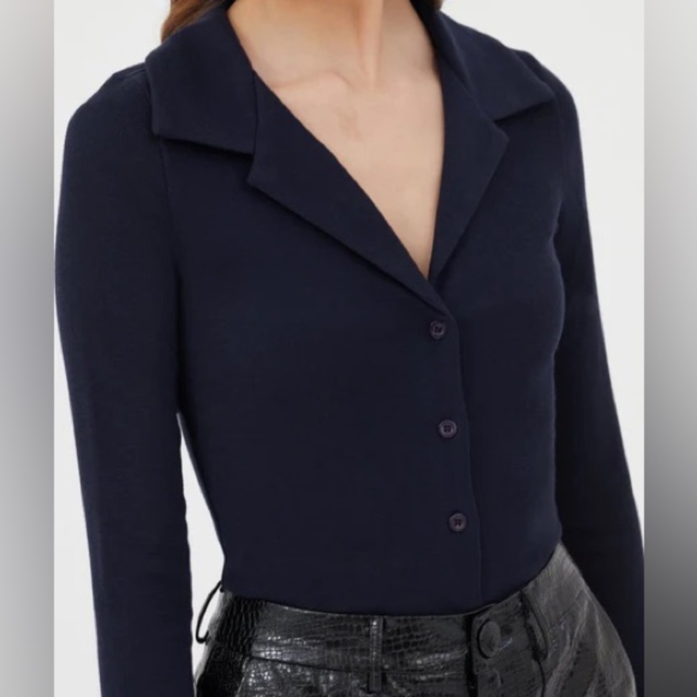 Collared bodysuit! Perfect for cool days at the office